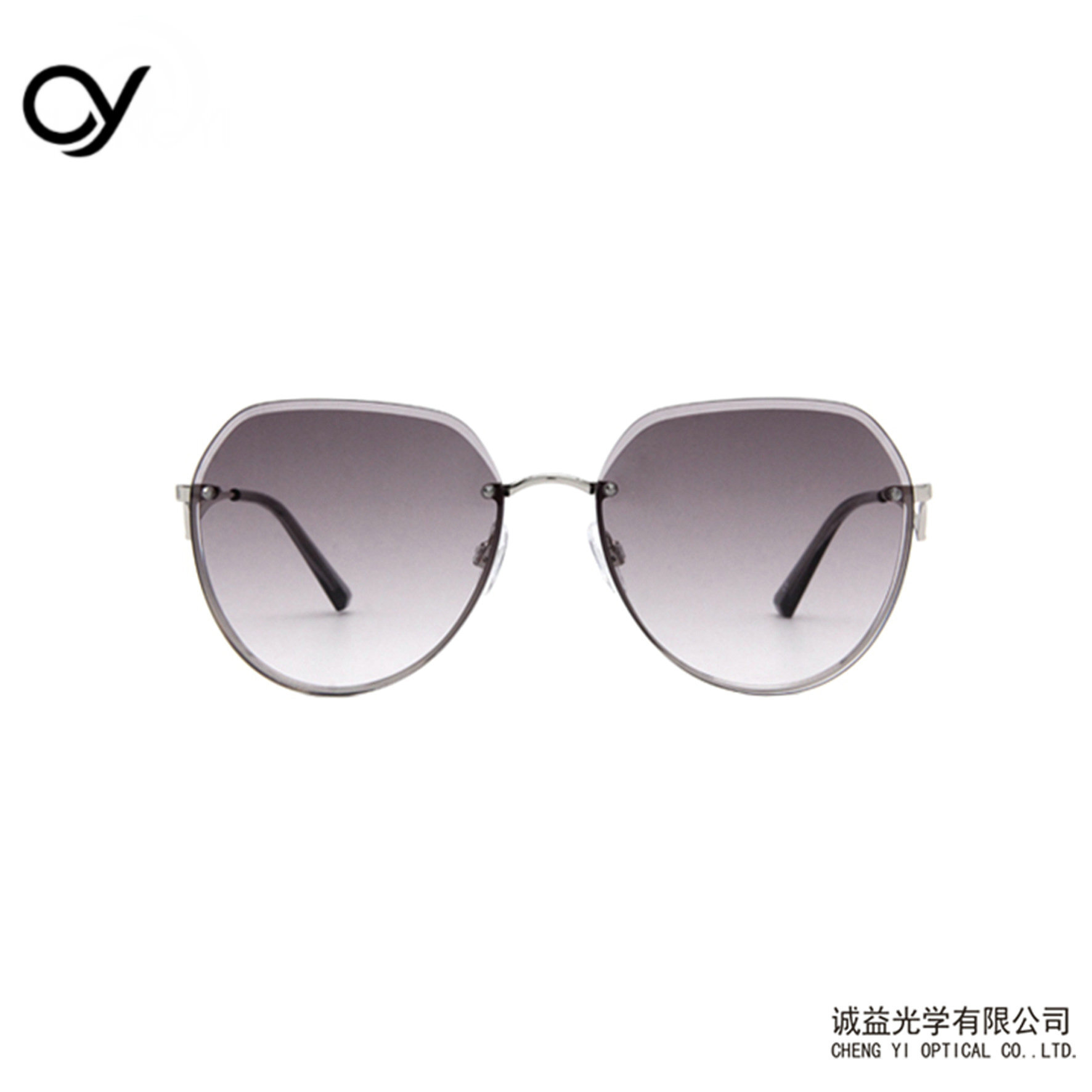 Ms. Ultraviolet-resistant sunglasses, non-boxed crystal-cuted polygonal glasses