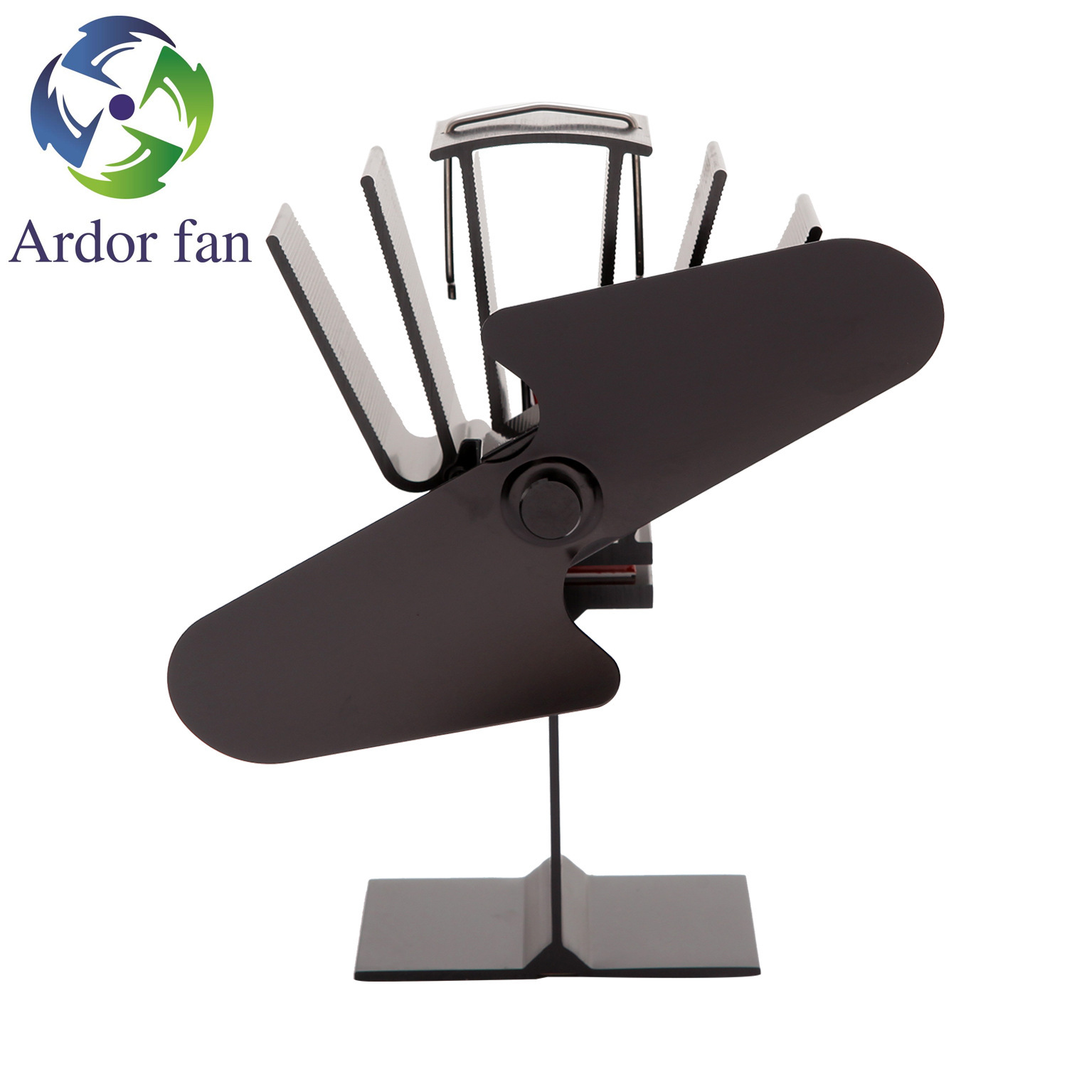 High-quality fireplace heater, two-page fan wooden fireplace fan