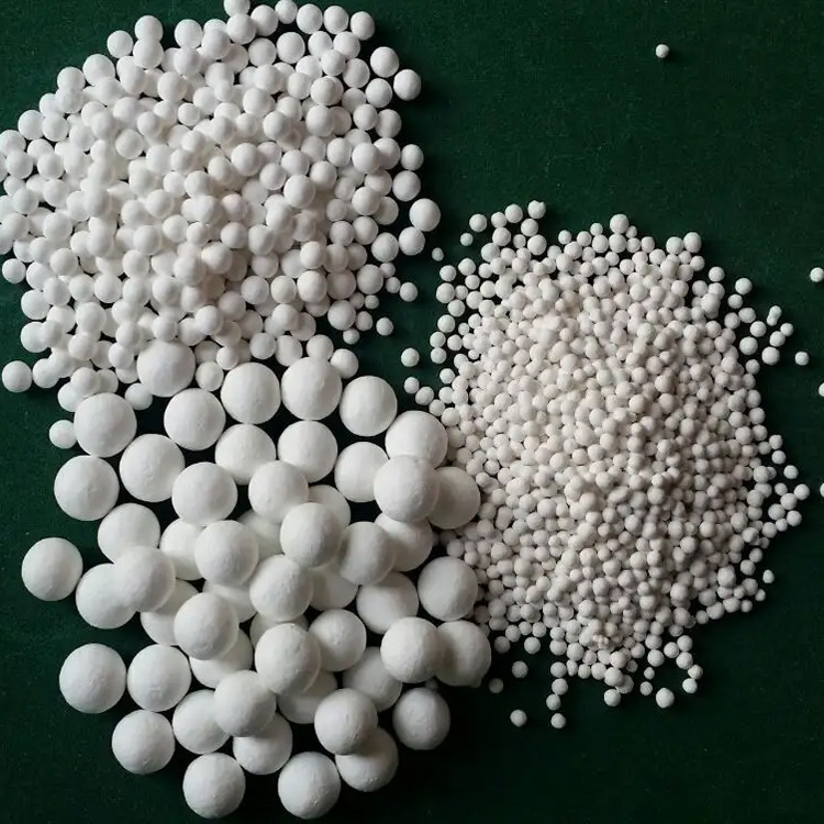 Aluminium activated oxide balls, except fluorinated dechlorination, air pressure dryers, catalytic carriers, very good.