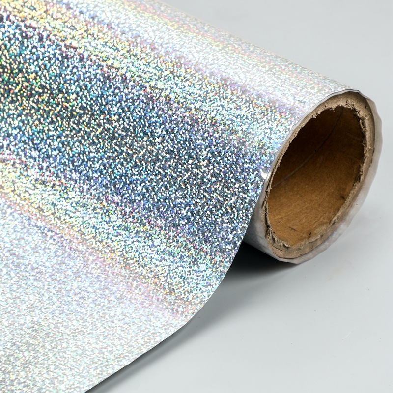 Aluminium laser film plating material film wholesaled in PET composite reflector laser packaging paper photocolumn