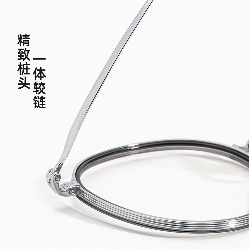 Tanyang glasses T6053 retrospect lens frames for a number of degrees against blue light super-lightly pure titanium all-embracing glasses
