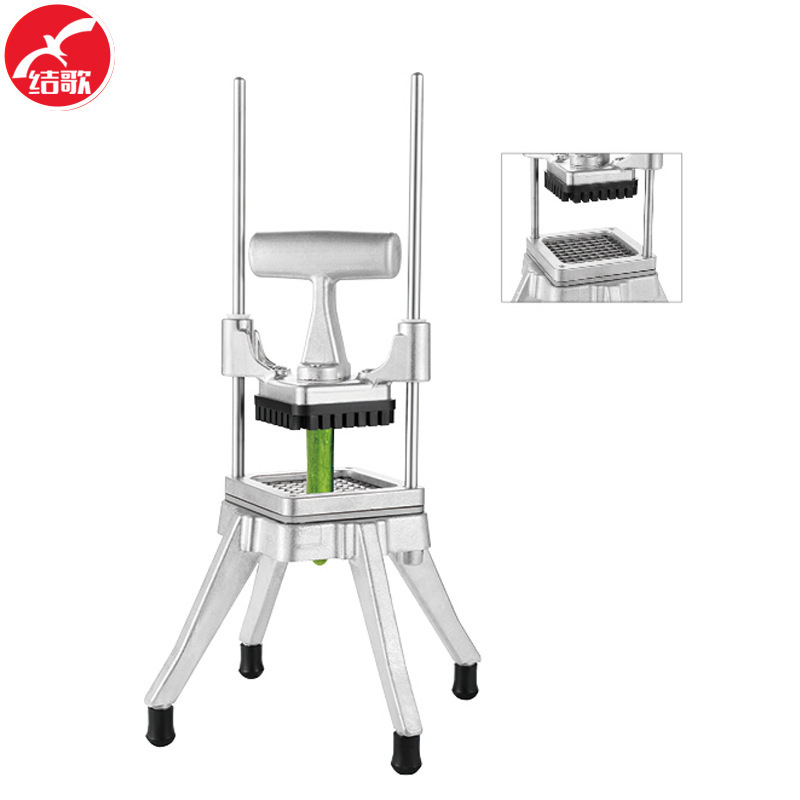 A multi-purpose fruit and vegetable cutter.