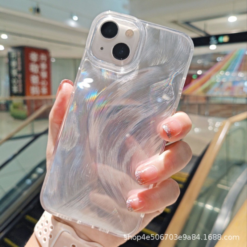 Một hệ vỏ ô trong suốt điện thoại di động rạng rỡ áp dụng cho các dòng nước 16 iphone