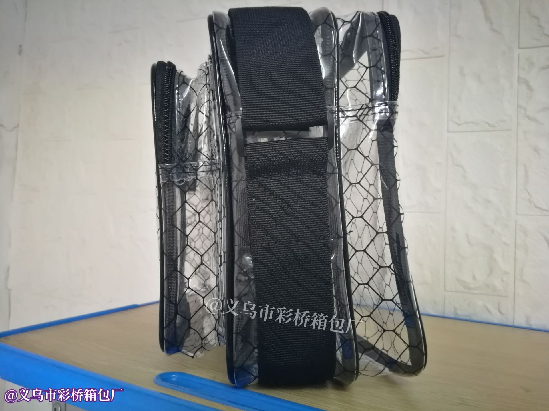 35*25*21双层14寸抗静电印花PVC无尘包Antistatic dust free bag