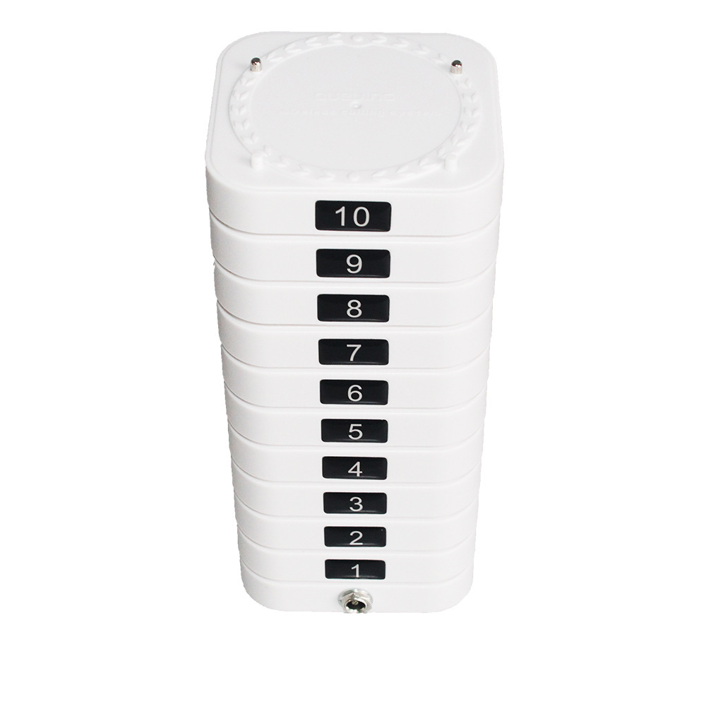 SU-669S-B wireless caller, Café caller, vibrating menu caller.