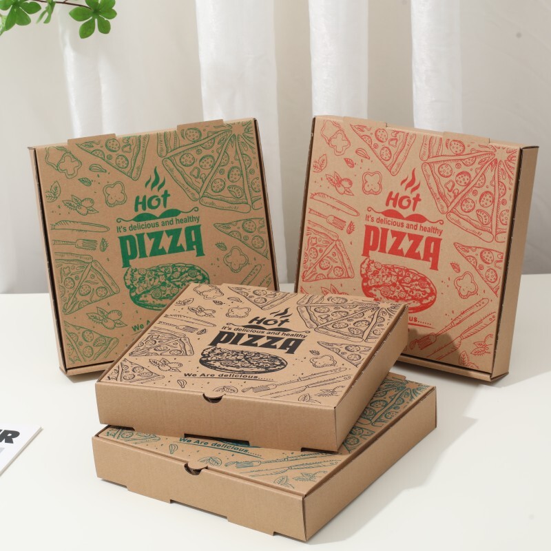 7 8, 9, 10, 12 inches of pizza box commercial one-time oxen-veal wrapping out of paper box wholesale