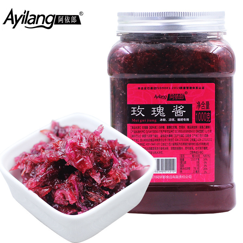 Ailon mái chèo 1 kg nhà bếp với bánh kem hoa hồng làm bằng tay