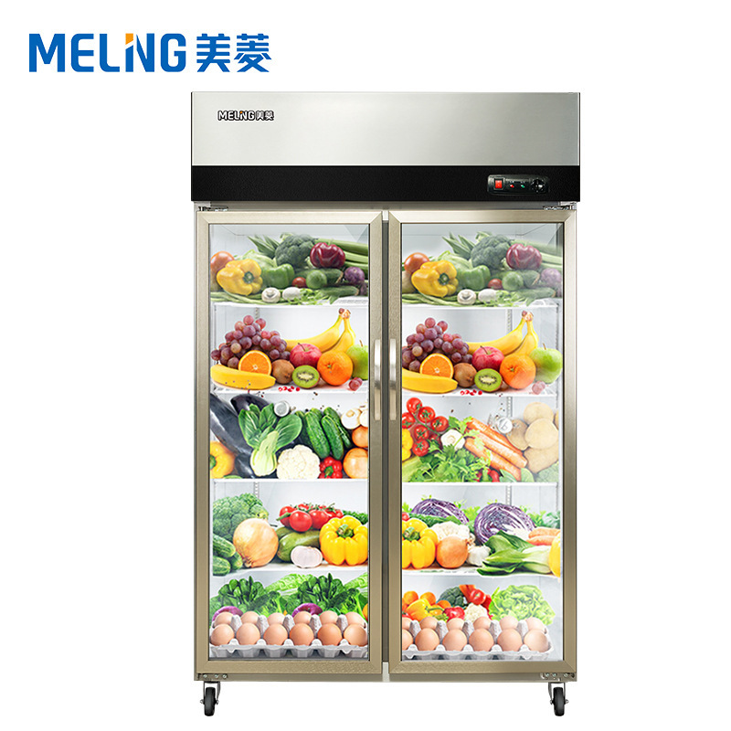 895 lít của tủ lạnh được làm lạnh hai cánh cửa tủ lạnh thép không gỉ MCF(L)-1.2LC2MGoh