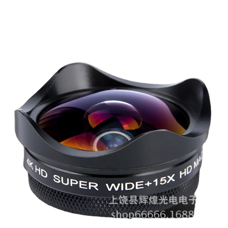 Ống kính điện thoại góc rộng 4K 5K 6K, ống kính Lotus, ống kính mạ thủy tinh quang học có độ sạch cao