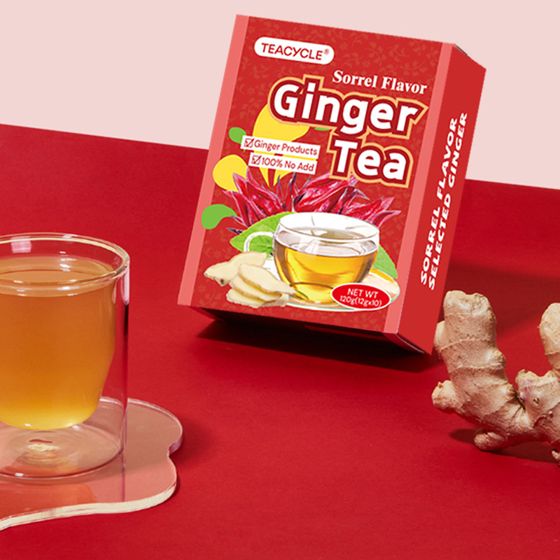 加工定製洛神花薑茶gingertea廠家代加工貼牌沖泡紅糖薑茶oem