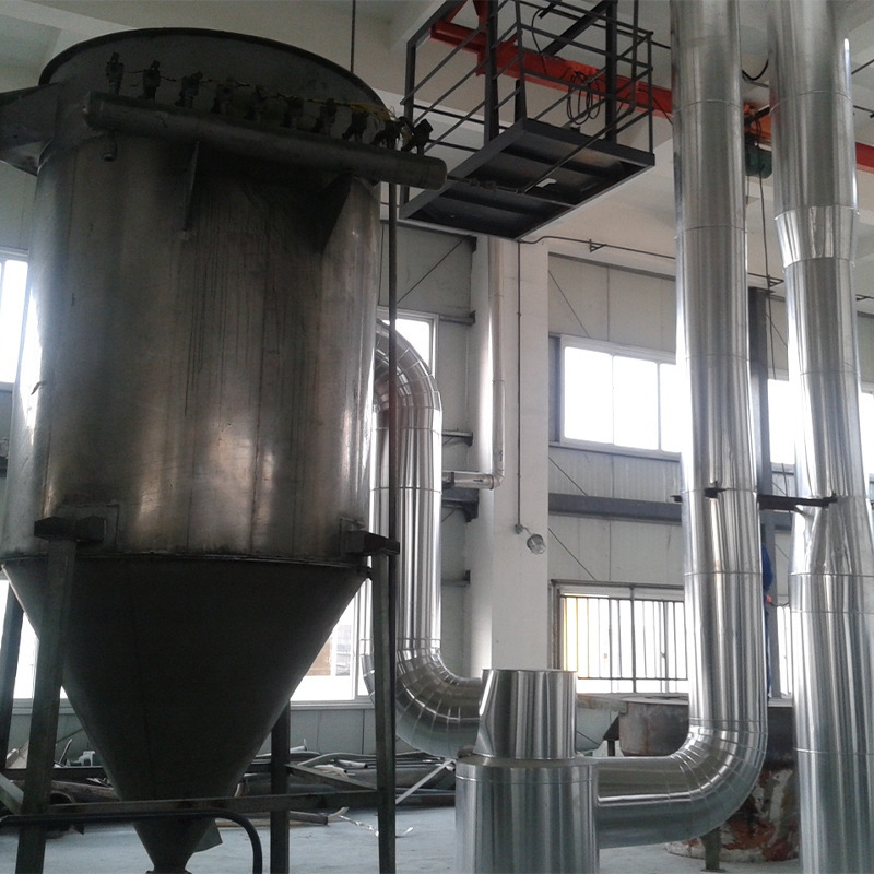 Pulse air current dryer, fully stainless steel standing dryer, starch powder gas dryer equipment.