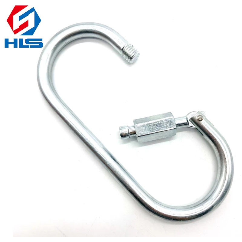 Các từ kết nối vòng, lớn, mở móc với một hình bầu dục hạt.