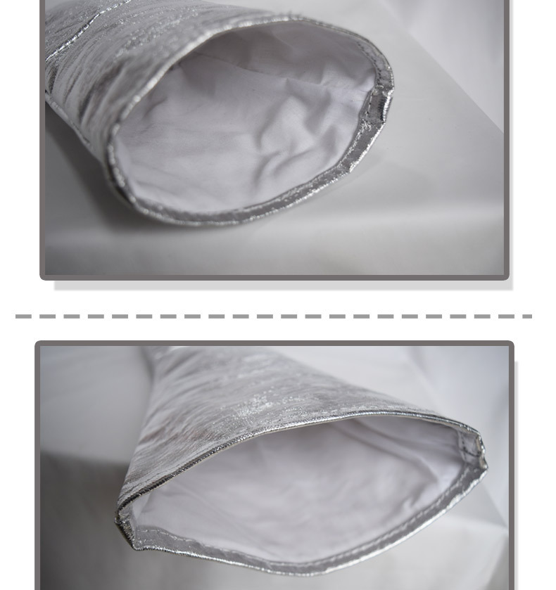 Direct sale of anti-flammation anti-heat aluminum gloves for anti-heat steel plant.