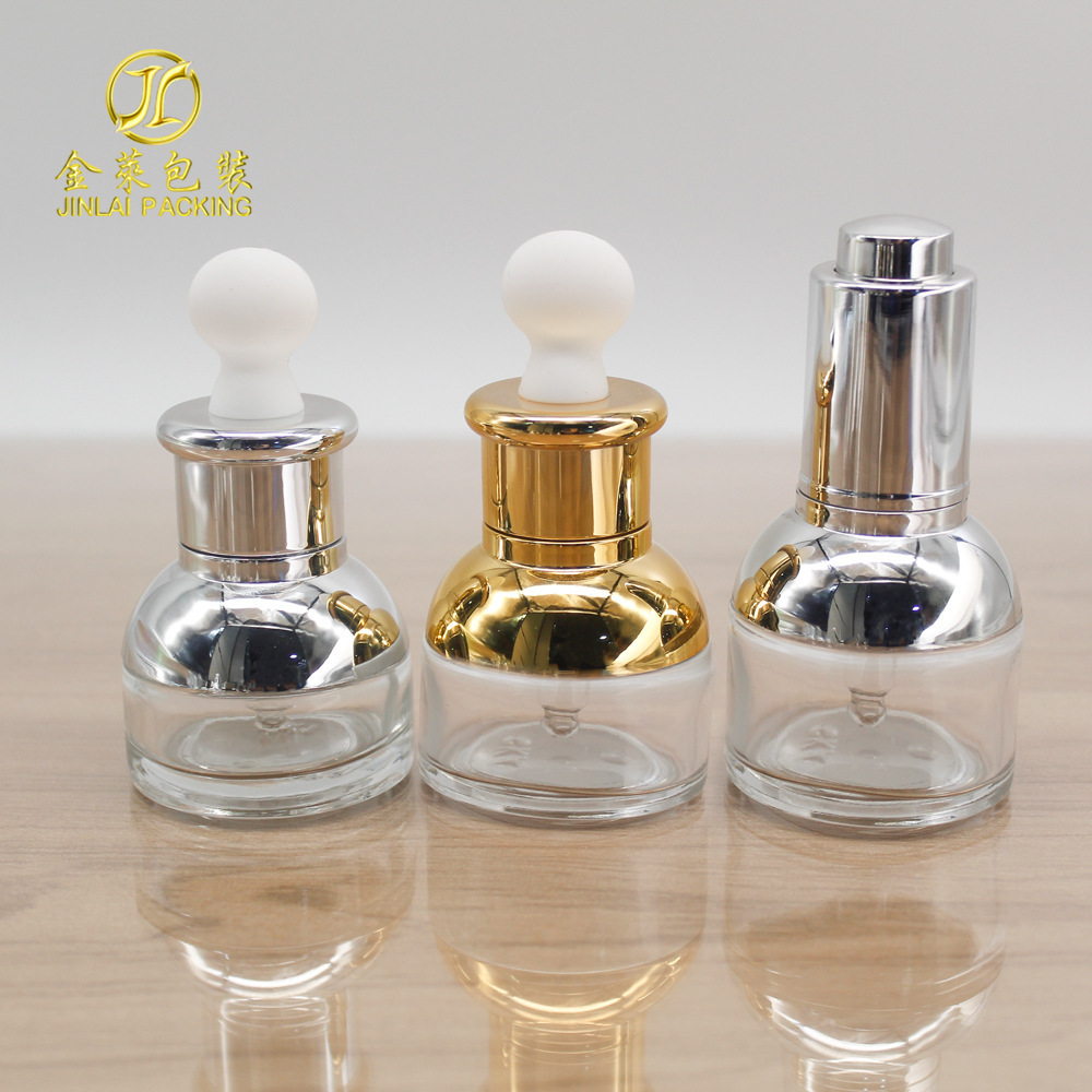 20ml transparent shoulder bottle, high-end 30ml liquid bottle, blended oil bottle, high-end cosmetics bag.