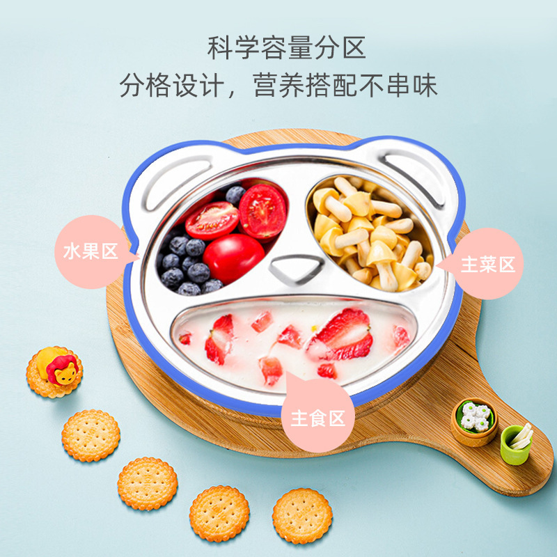 식품 등급 실리콘 팬더 타입 플레이트-pregnant-to-baby-baby-to-baby utensils