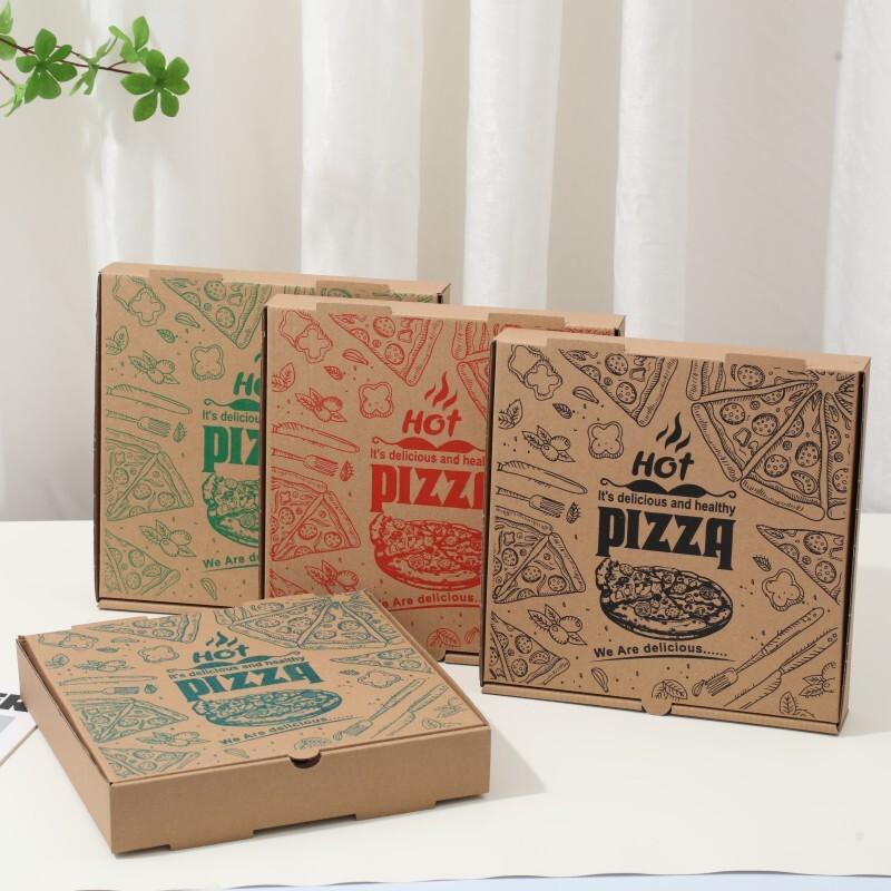 7 8, 9, 10, 12 inches of pizza box commercial one-time oxen-veal wrapping out of paper box wholesale