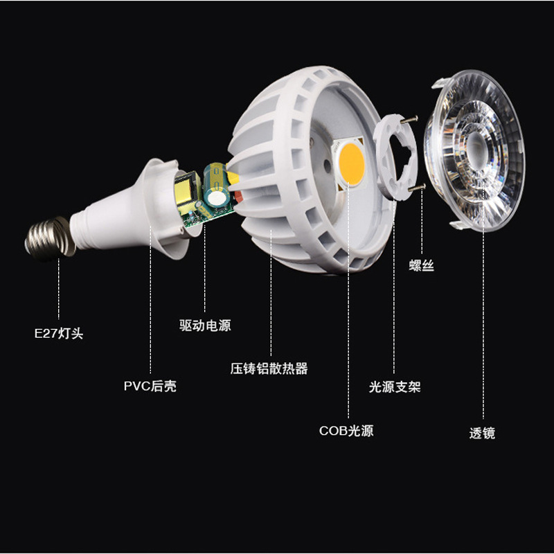 Aluminium 30 15W 20W 25W30W commercial lighting