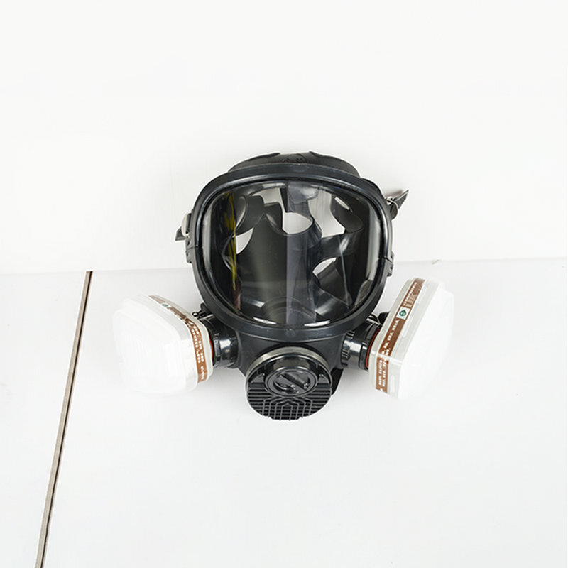 Double ball SM3070 self-sorting gas mask, chemical fire shield, paint work breathing mask.