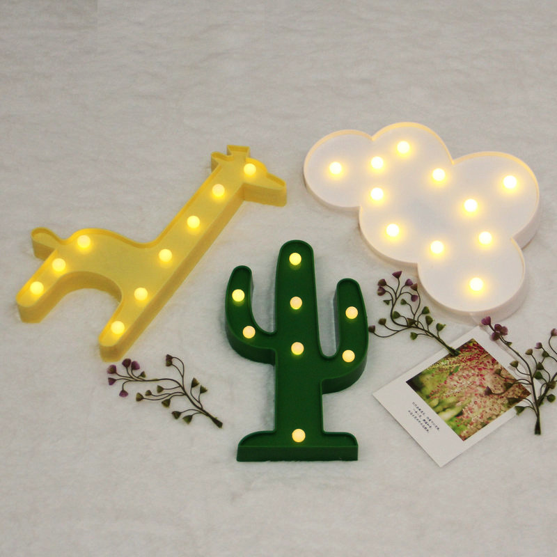 Ins photo make-up light for led light at night market light stand to decorate Christmas birthday presents