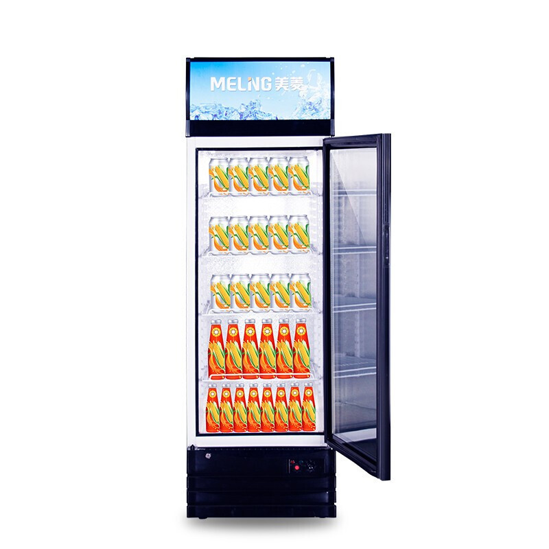 Tủ trưng bày đồ uống thương mại một cửa Meling tủ đông lạnh cửa kính SC-329FL