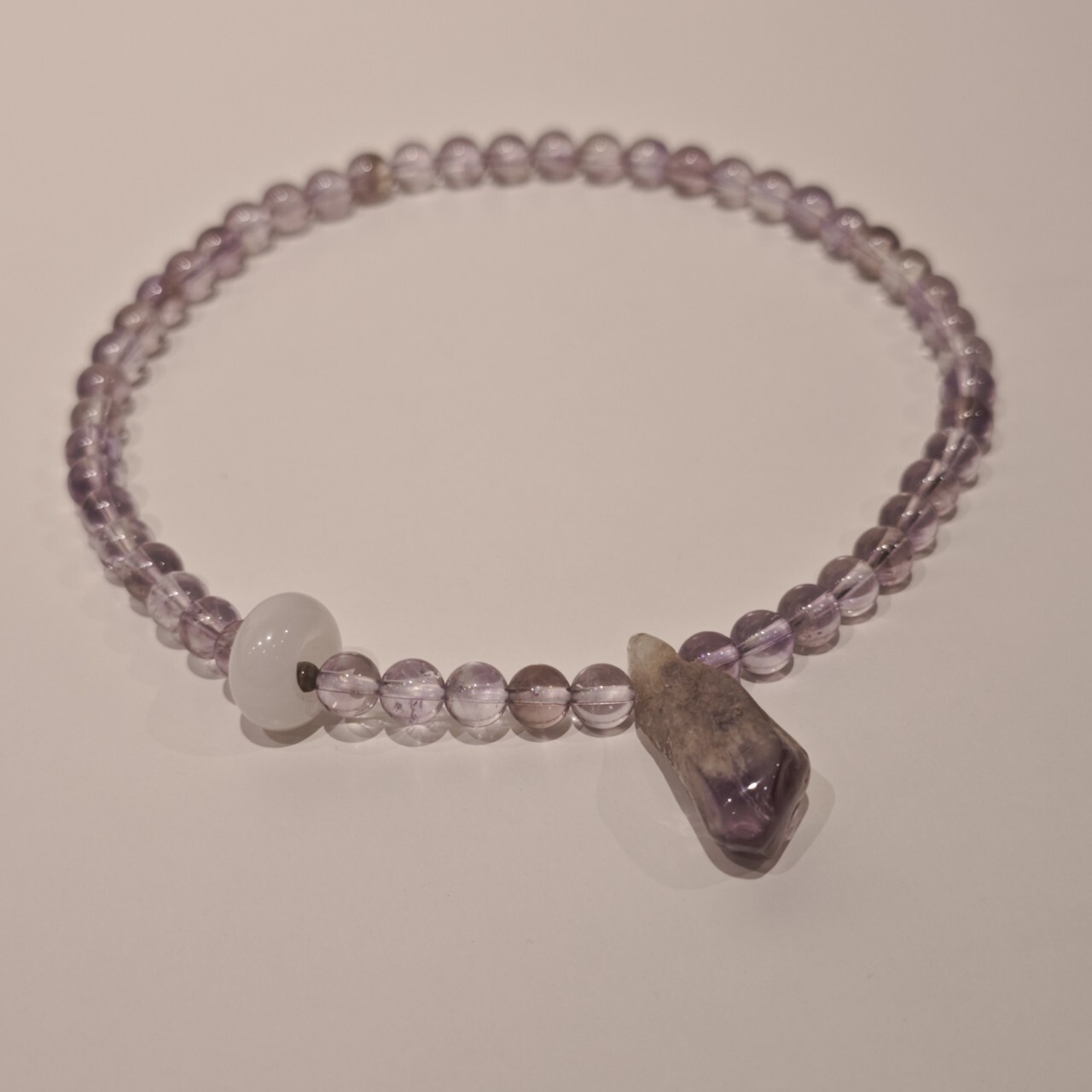 A birthday present from the purple crystal chain, the purple natural mine, with the vibrator string.