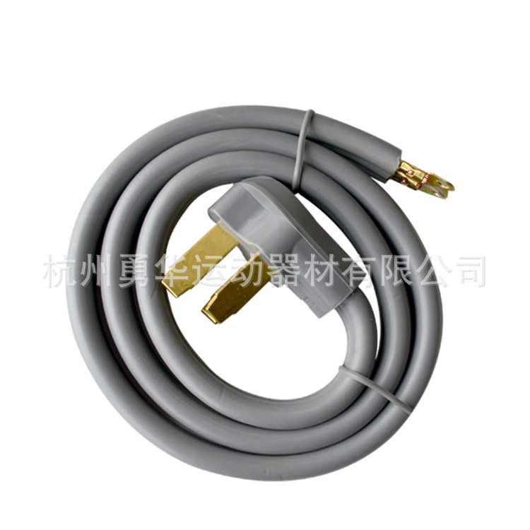 三芯50A乾燥機電爐電烤箱電源線 125/250v灰色6ft dryer cord