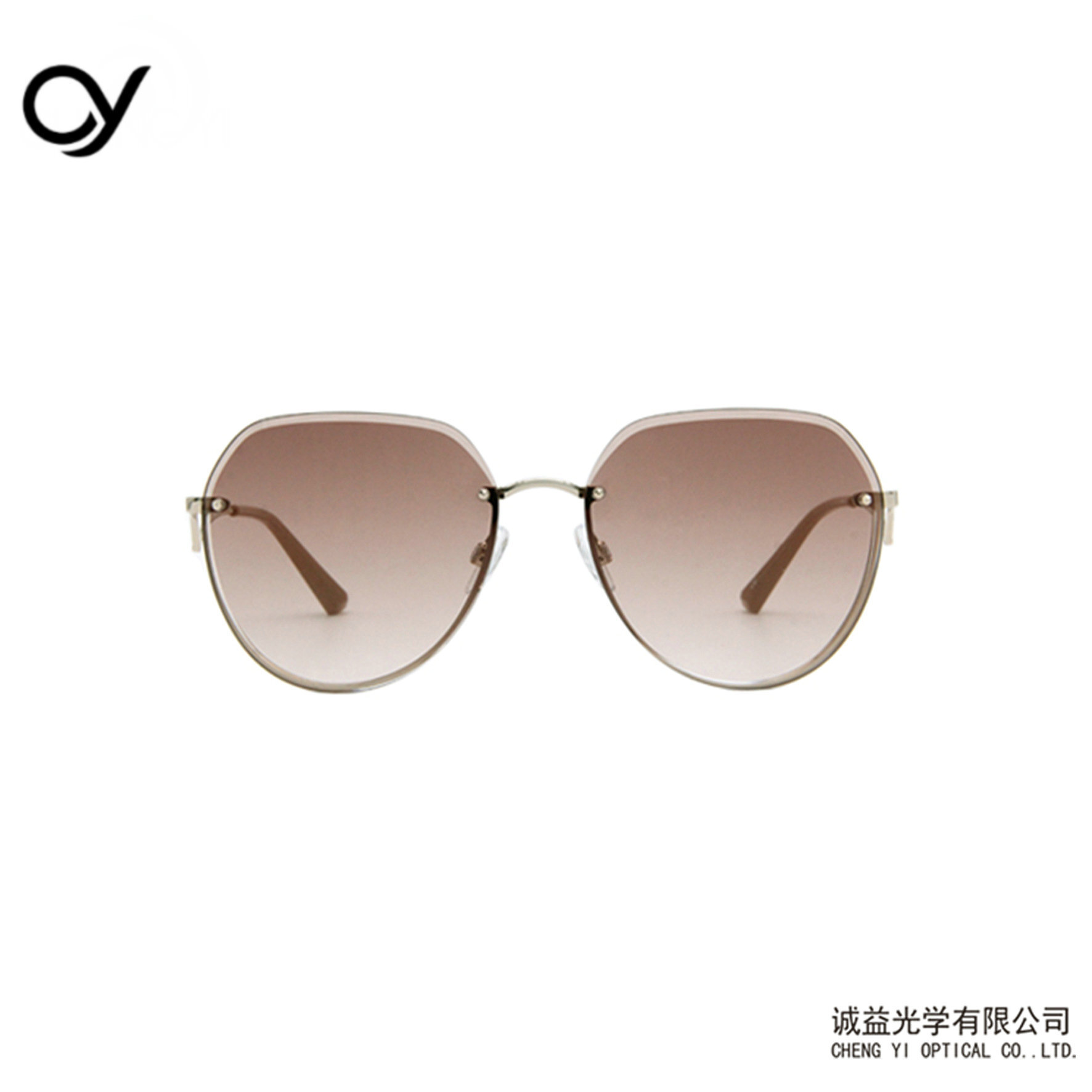 Ms. Ultraviolet-resistant sunglasses, non-boxed crystal-cuted polygonal glasses