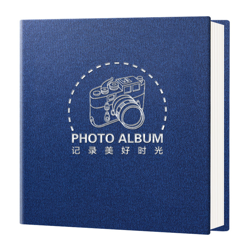 Photos of 7 '8 ' of the PU-covered self-painted film photo albums for commemorative gifts