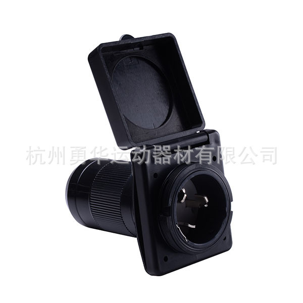 RV Inlet 50A SS 2-50P帶蓋房車嵌入式電源插座 房車戶外供電插座