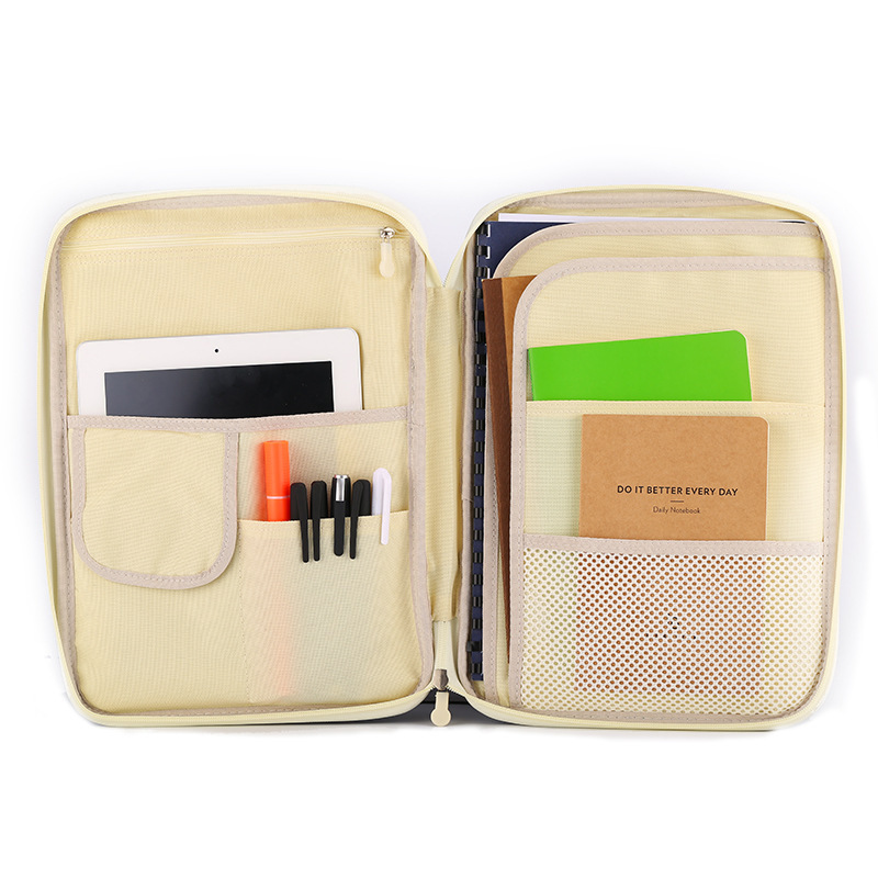 It's a high-volume A4 file bag for students.