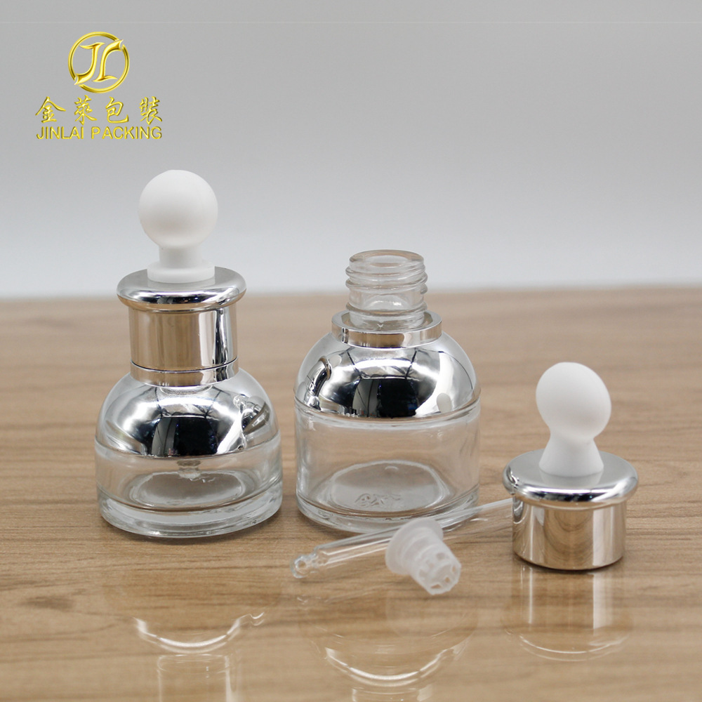 20ml transparent shoulder bottle, high-end 30ml liquid bottle, blended oil bottle, high-end cosmetics bag.