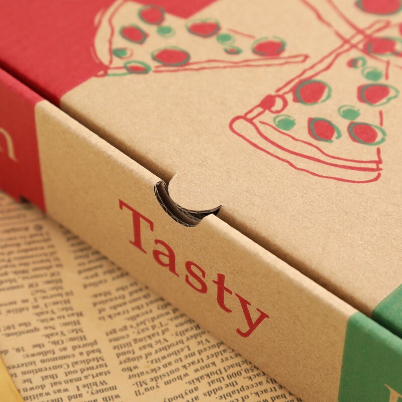 Pizza box, 7, 9, 10, 12 inch one-time pack, aluminium fold box, pizza box, paper box