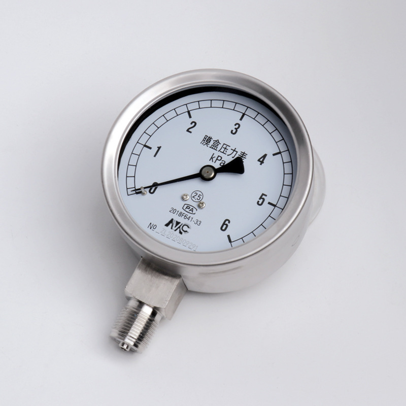 YE100BF Total stainless steel membrane cartridge pressure table 0-100 KPA/HVP micropressure table