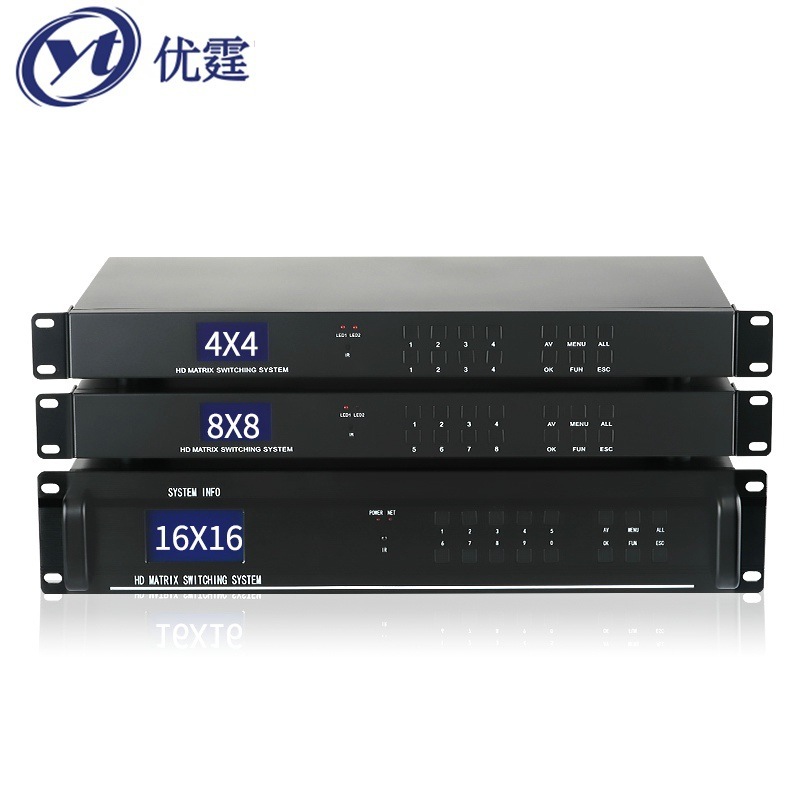 Shenzhen ' s industrial HDMI matrix series 4 to 32 controls RS232 in HC switch.