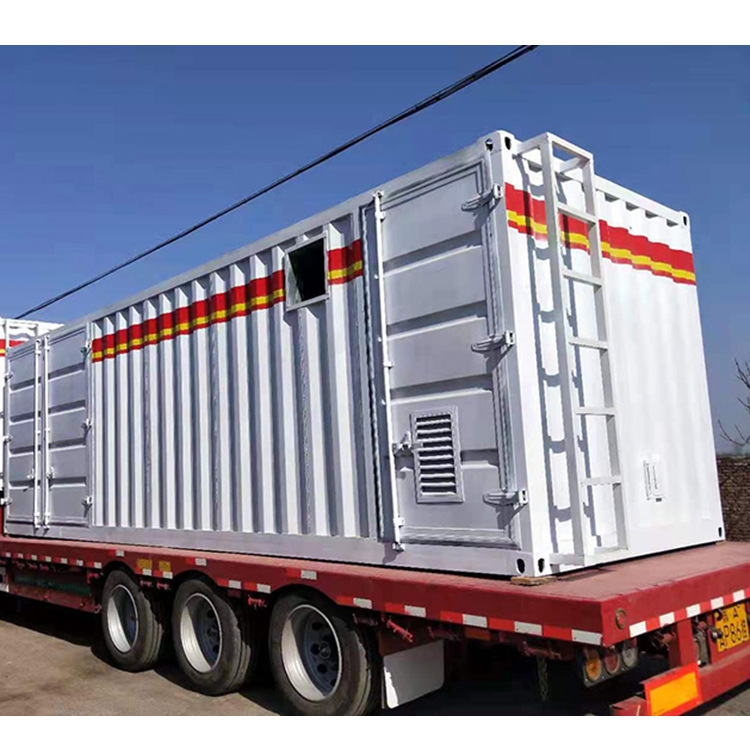 Direct storage of container steel for transport equipment, prefabricated warehouses for customized fire-fighting material rooms