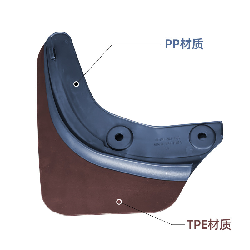 適用特斯拉MODEL 3原廠擋泥板原裝改裝前後輪外觀專用配件軟膠皮