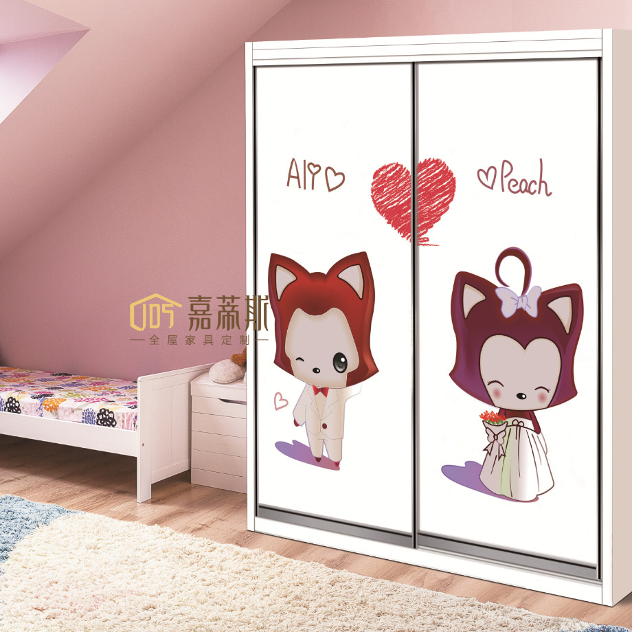 The Fuoshan factory supplies the sculptor cabinet door, the children's cartoons, the UV colour cardboard door.