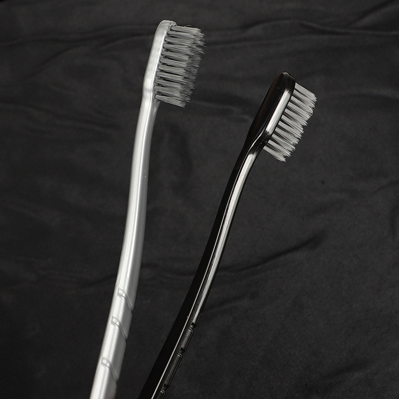 A one-time toothbrush with toothpaste wash kit for the hotel.