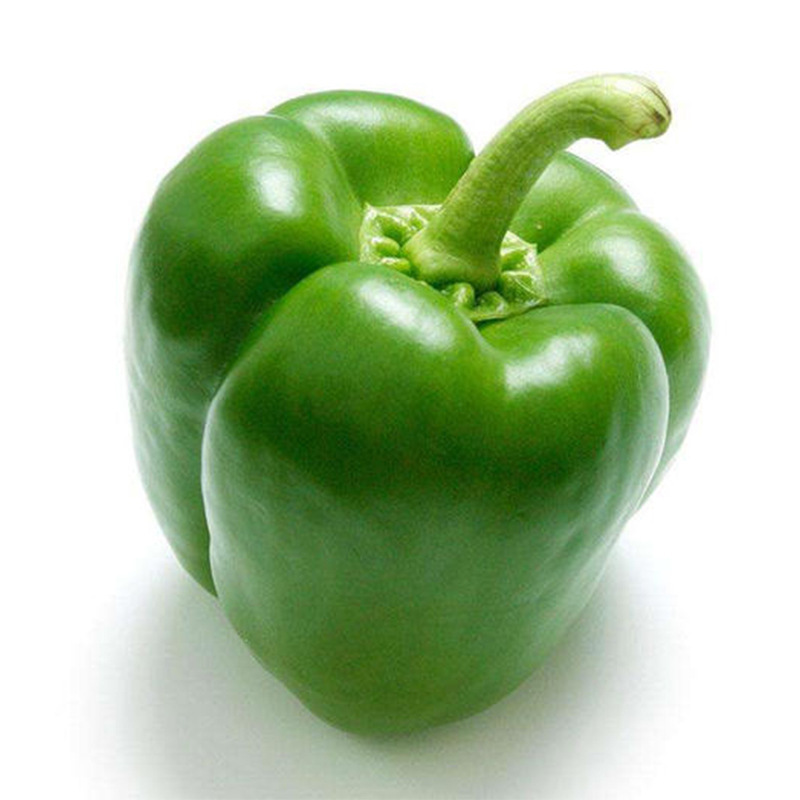 The factory's wholesale production site is a direct supply of fresh green peppers with a box full of round family vegetables to feed.