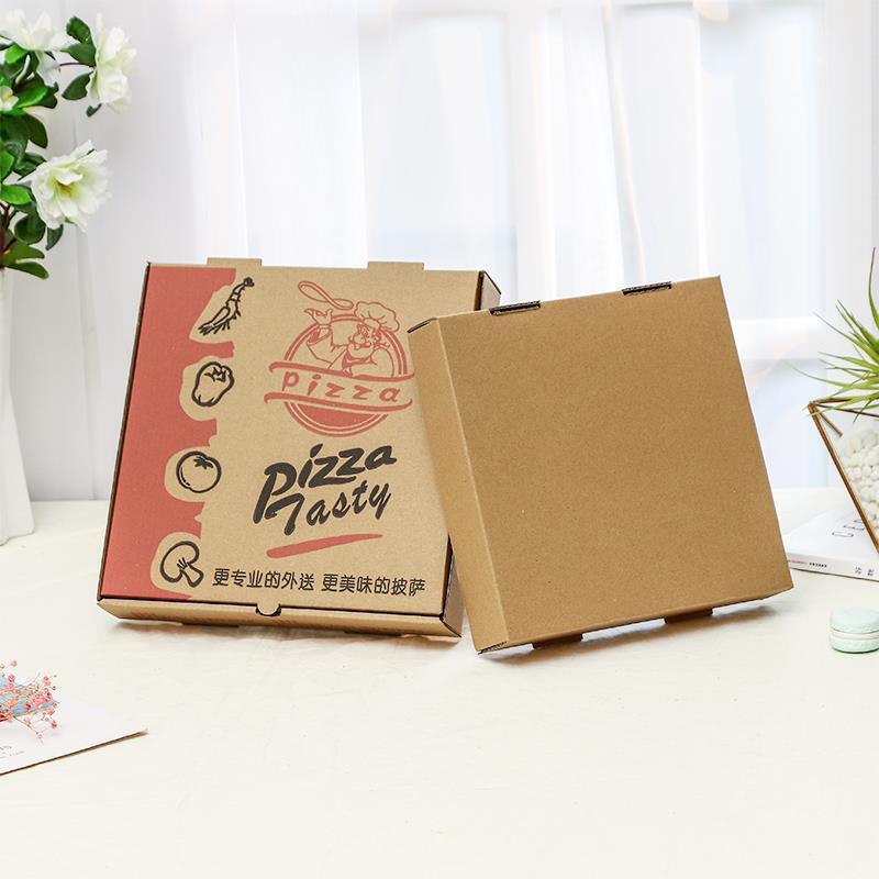 Pizza box 6, 7, 8, 9, 10, 12 inch commercial hand-held blank single-off aluminium pizza wrap box wholesale