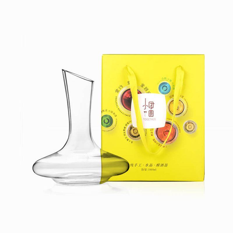 인공적인 송풍기 빠르 awakener, 로고 수정같은 유리 빨간 포도주 주전자 분배자