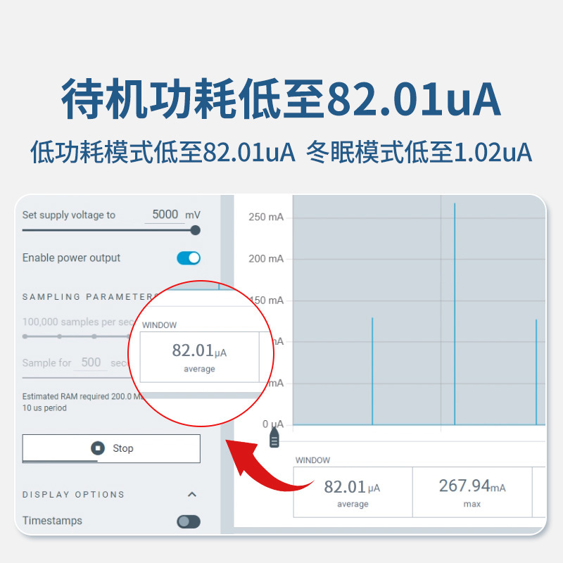 BLE5.2 Bluetooth Serial Wireless Large-Range High-Range High-Range Transmitting Low-Futility Cost Small Size Model