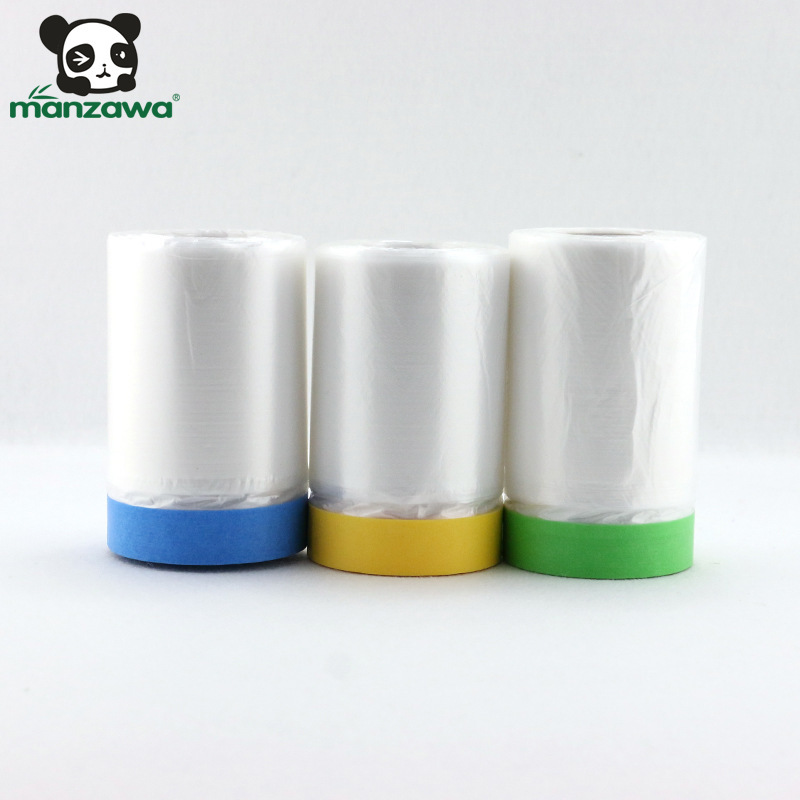 Lớp màng được bảo vệ bằng bụi và lớp màng phủ bằng giấy sơn lên đồ nội thất phương tiện để che đậy tình hình.