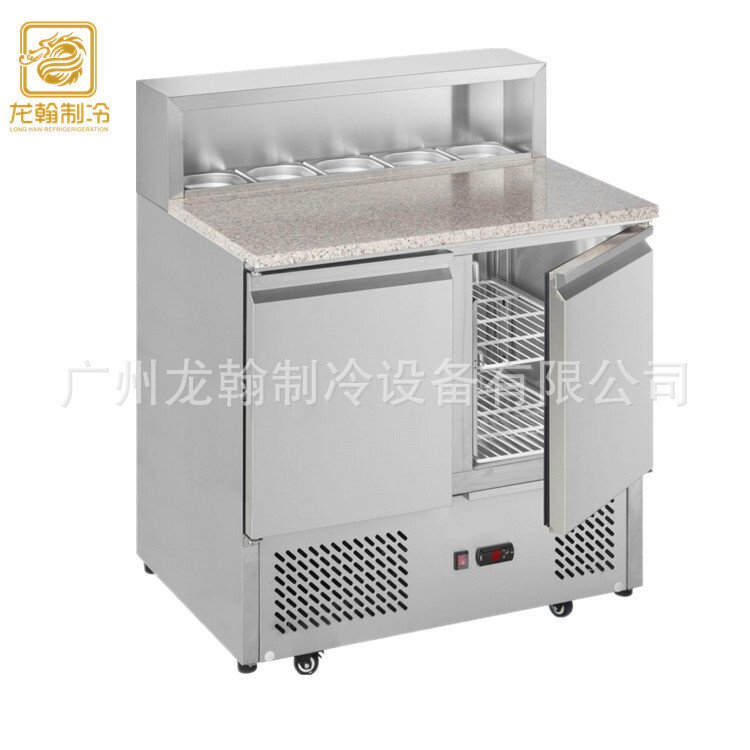 Bán trực tiếp món salad lạnh không rỉ thép làm từ xưởng sản xuất bánh pizza lạnh của nhà máy ở Quảng Châu