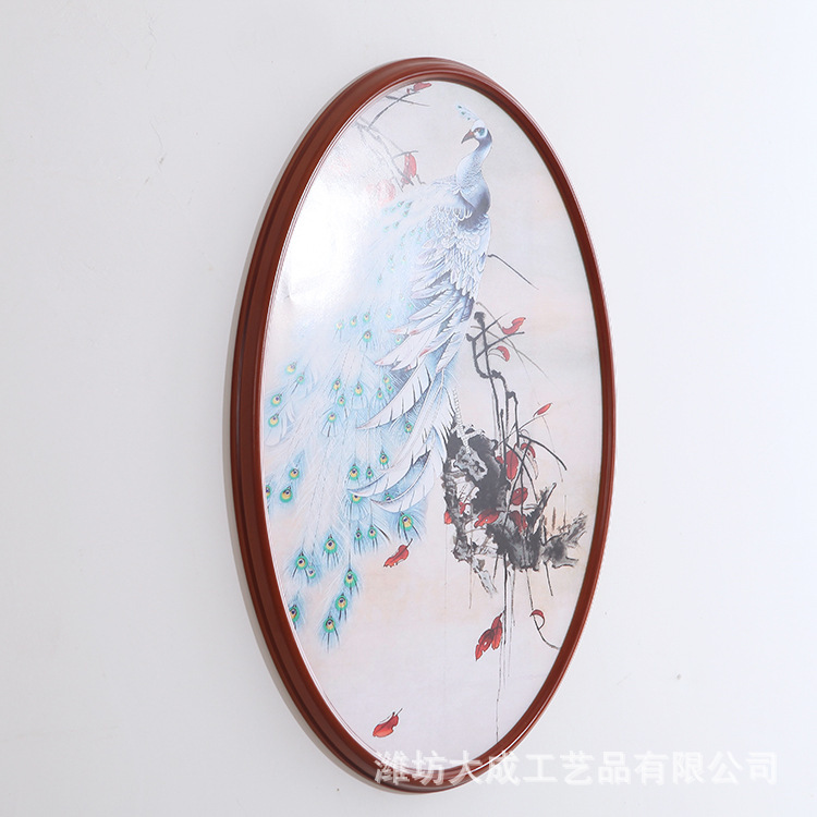 Wholesale of wood European frame, home-back wall decorations, elliptical European frame hangers.