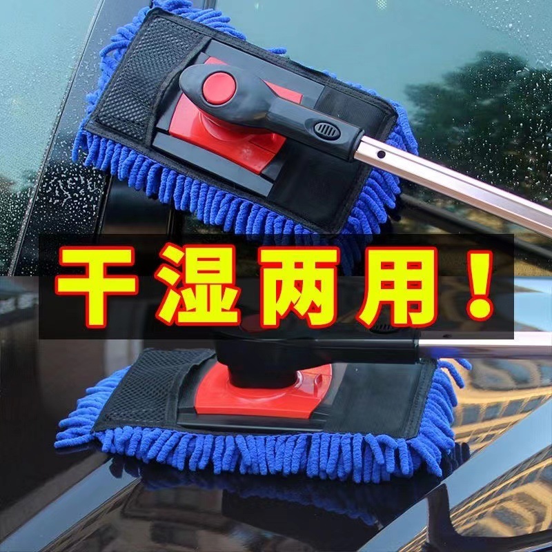 Car wash doesn't leave a brush and a car doesn't hurt.