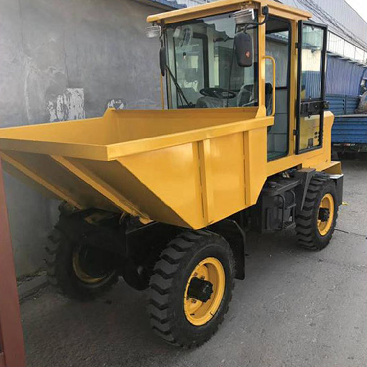 Customized multi-functional reverse four-wheeled dumper, pre-default transporter, pre-drill project