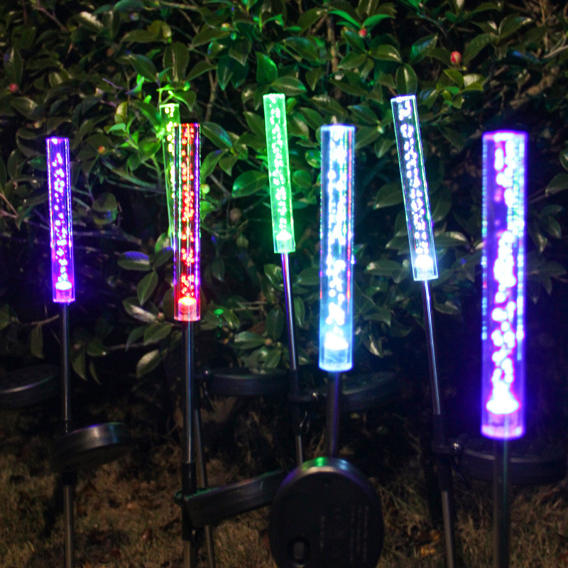 Solar LED outdoor LED air-blowed reed lamps colour-lighted outdoor waterproof villa decorating lights