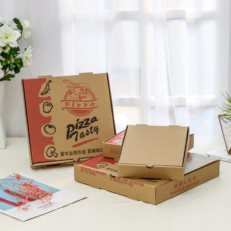 Pizza box 6, 7, 8, 9, 10, 12 inch commercial hand-held blank single-off aluminium pizza wrap box wholesale