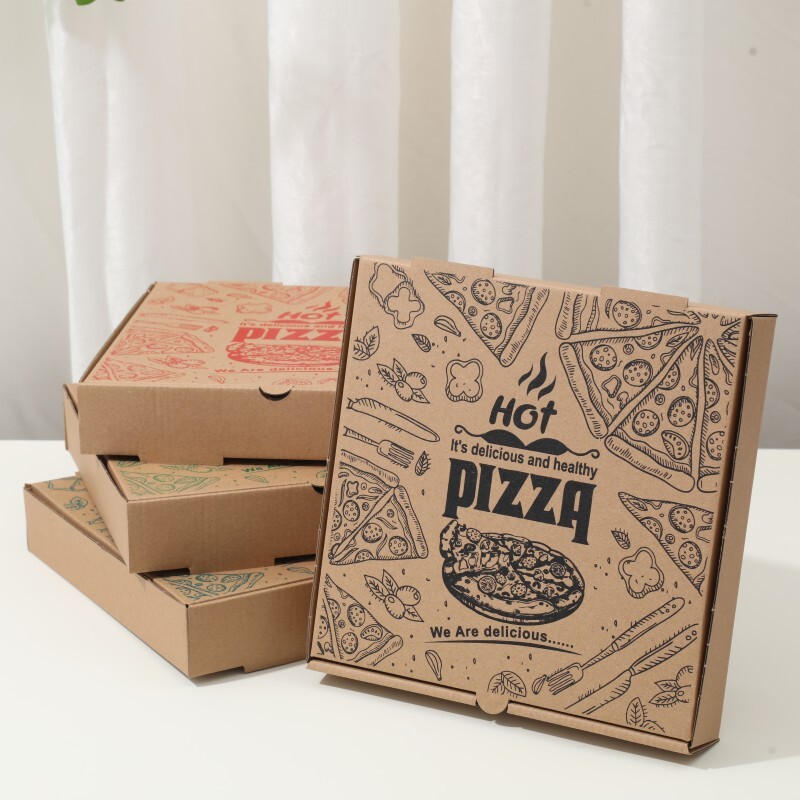 7 8, 9, 10, 12 inches of pizza box commercial one-time oxen-veal wrapping out of paper box wholesale